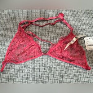 NWT Intimately Free People Women's Everyday Lace Triangle Bralette Electropop-M